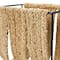 Hello Honey® Natural & Black Woven Jute & Metal Magazine Holder